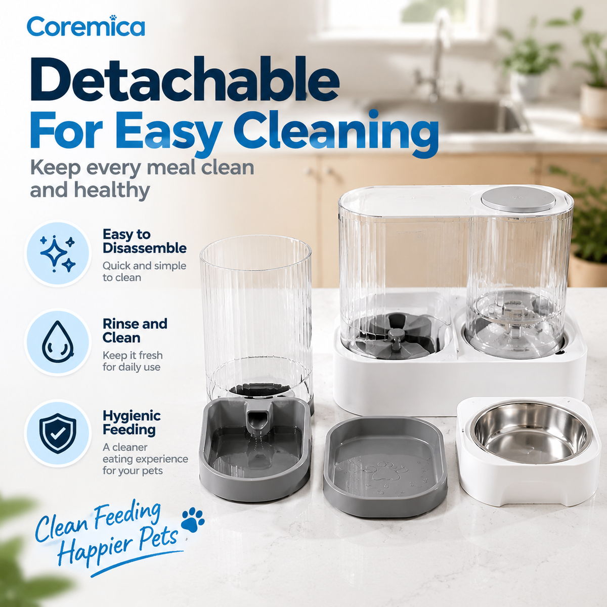 Coremica FlowMate Pet Feeder