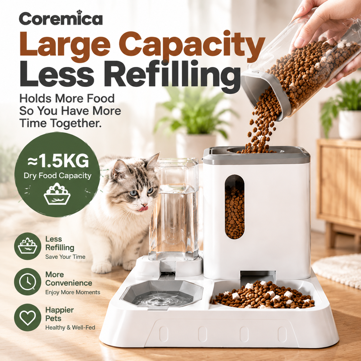 Coremica HydroServe Pet Feeder