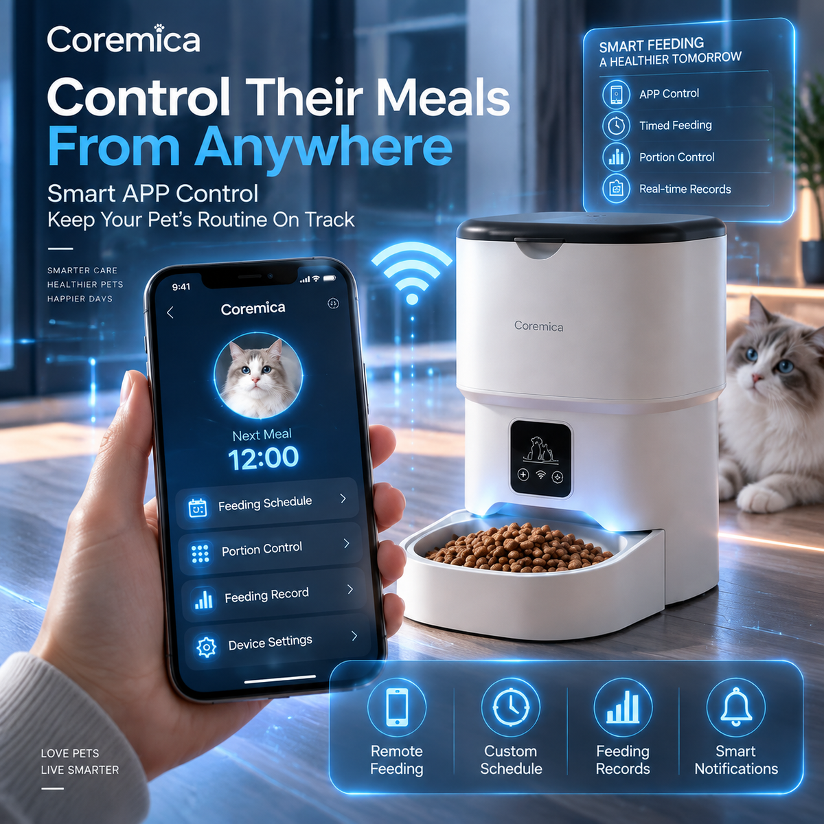 Coremica IntelliServe Pet Feeder