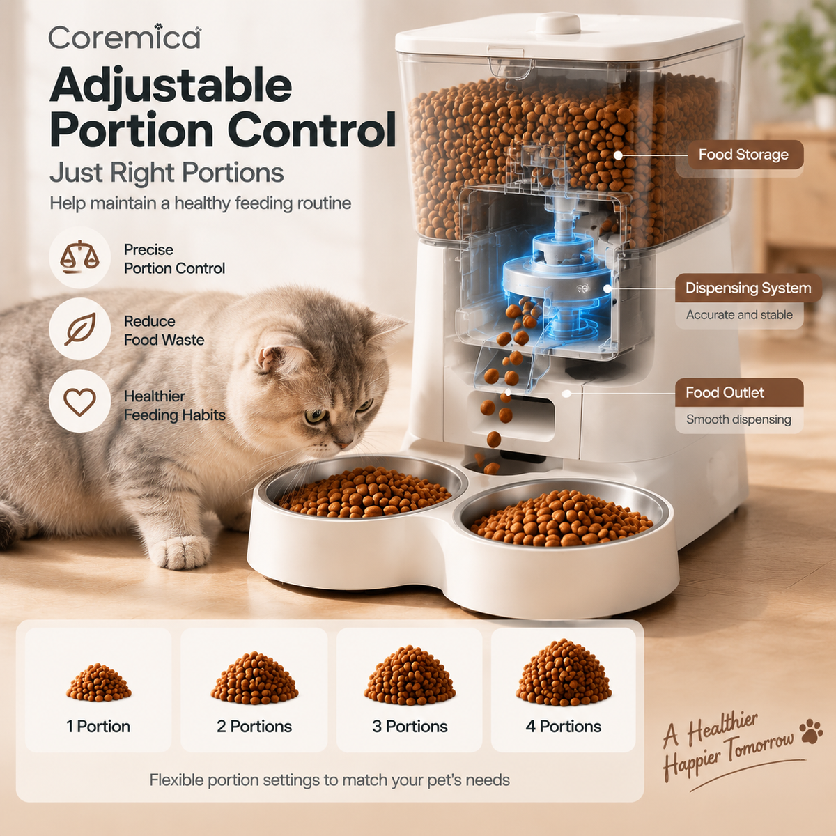 Coremica AutoServe Pet Feeder