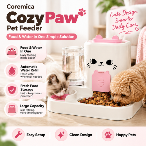 Coremica CozyPaw Pet Feeder