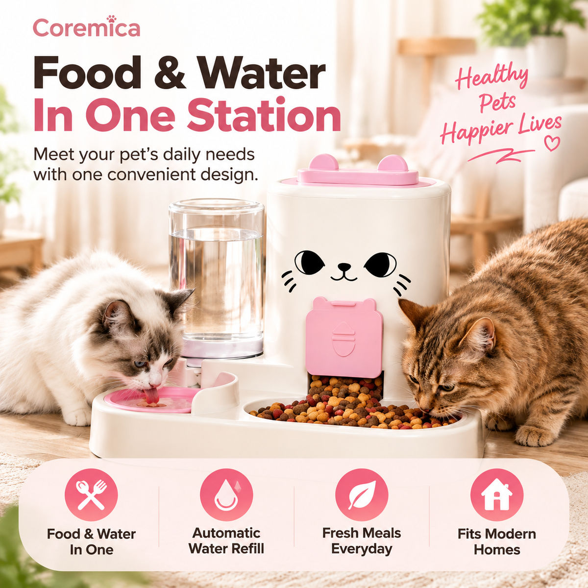 Coremica CozyPaw Pet Feeder