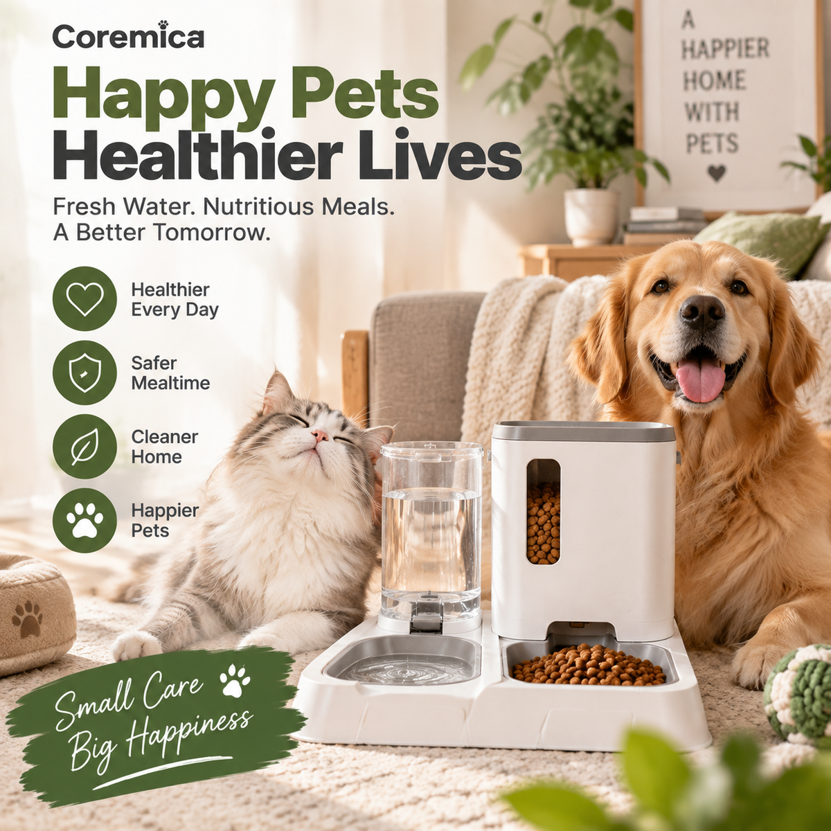 Coremica HydroServe Pet Feeder