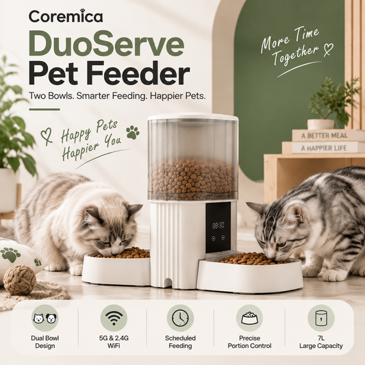 Coremica DuoServe Pet Feeder