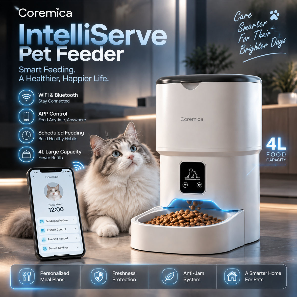 Coremica IntelliServe Pet Feeder